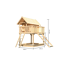 Stelzenhaus 'Karlie' naturbelassen mit Netzrampe 198 x 243 x 329,5 cm
