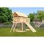 Stelzenhaus 'Karlie' naturbelassen mit Holzrampe 198 x 243 x 329,5 cm