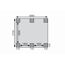Gartenhaus-Set 'Meteor 3 A' Fichtenholz naturbelassen/graualuminium 544 x 219 x 240,5 cm