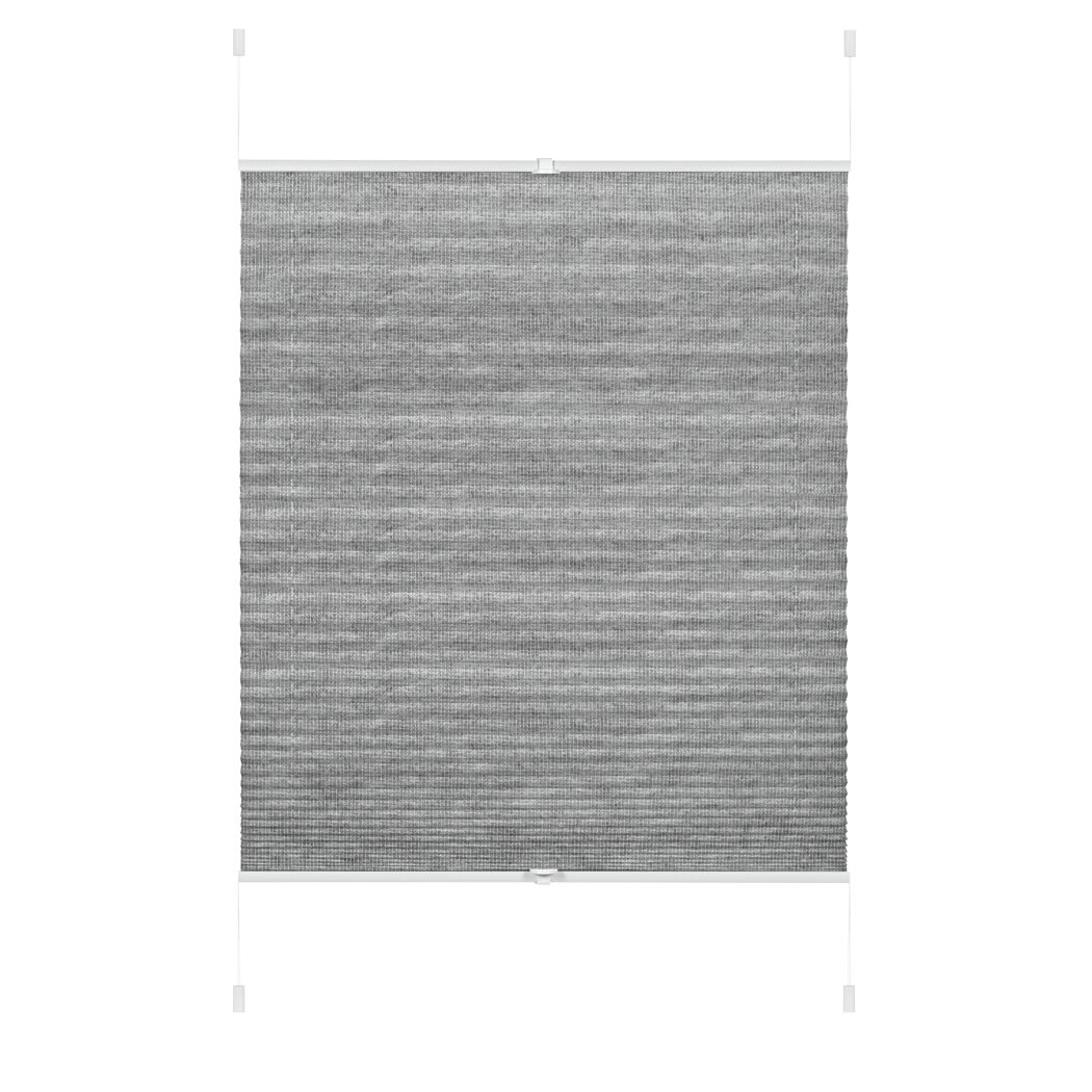 Plissee 'Concept Lilly Green' grau 90 x 130 cm