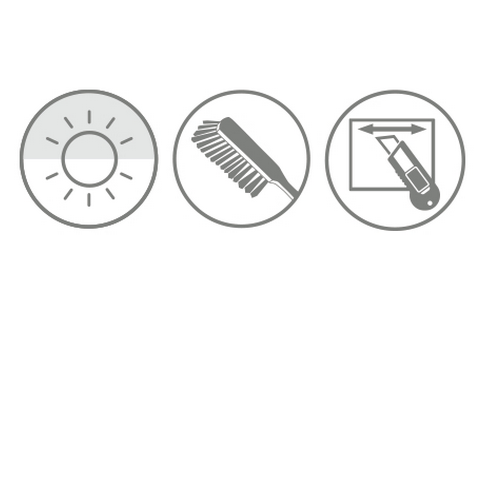 Rollo 'EasyFix' rauchblau 90 x 210 cm