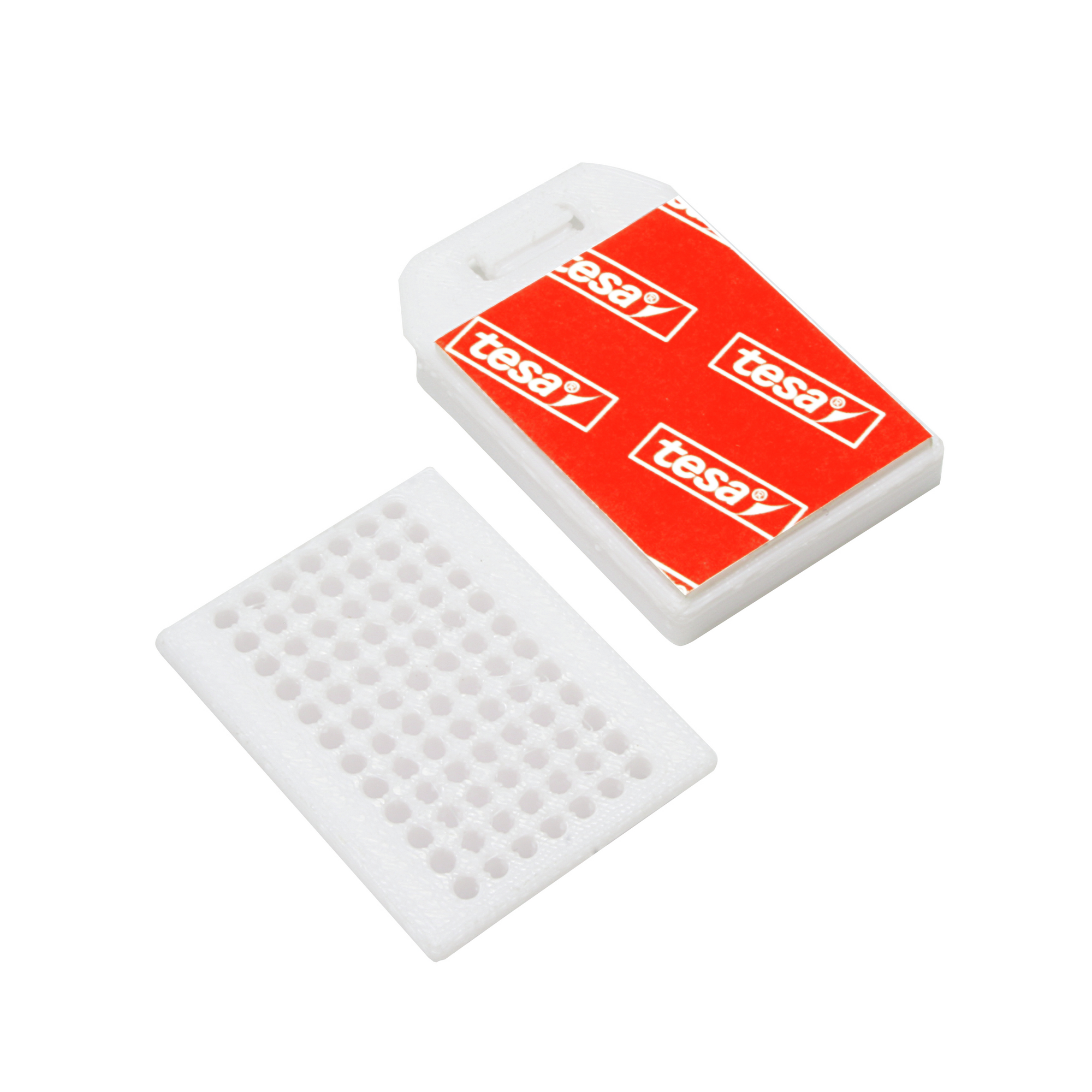 Universalklebeträger weiß 2 Stück