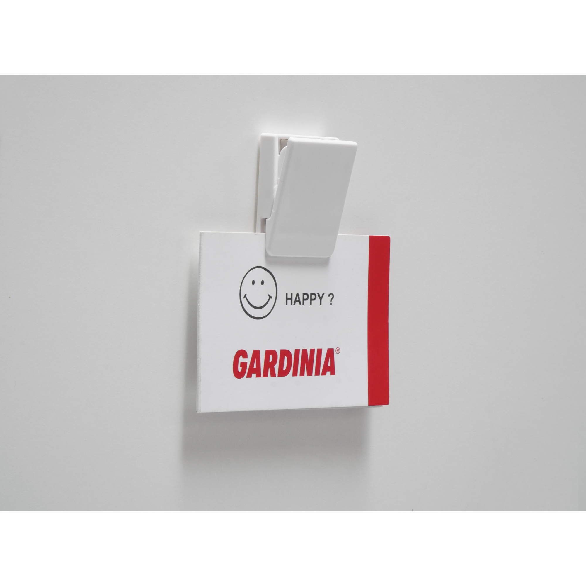 Klebeklammer weiß 2 Stück