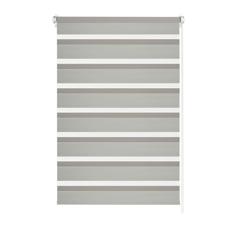 Doppelrolle 'EasyFix' hellgrau 120 x 150 cm