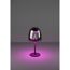 LED-Tischleuchte 'Alfero-Z' RGB/CCT schwarz/chromfarben Ø 16,5 x 34,5 cm