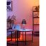 LED-Tischleuchte 'Alfero-Z' RGB/CCT schwarz/chromfarben Ø 16,5 x 34,5 cm