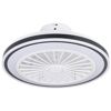 Weißer LED-Deckenventilator 'Almeria' mit Beleuchtung