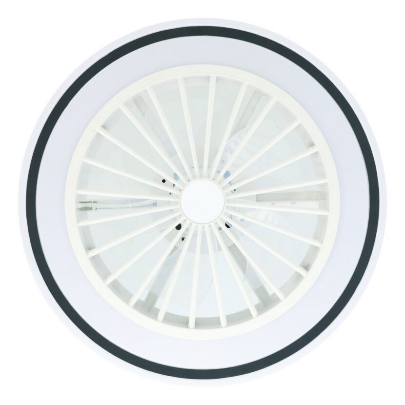 LED-Deckenventilator 'Almeria' 25,5 W 3300 lm warmweiß-kaltweiß Ø 48 cm