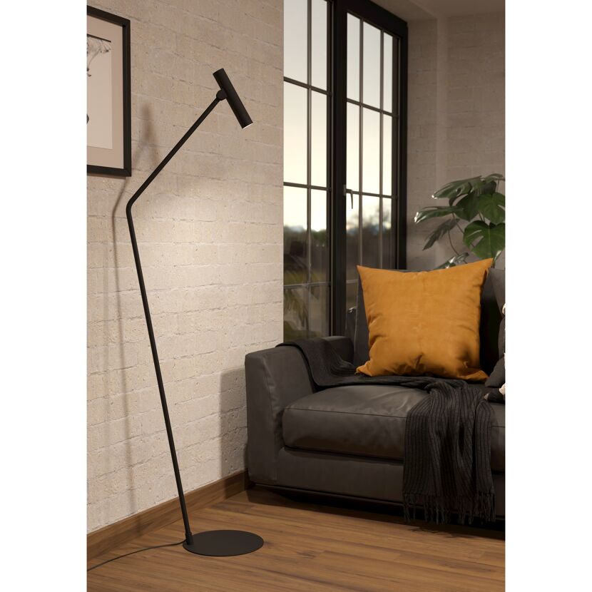 LED-Stehleuchte 'Almudaina' schwarz 157 cm