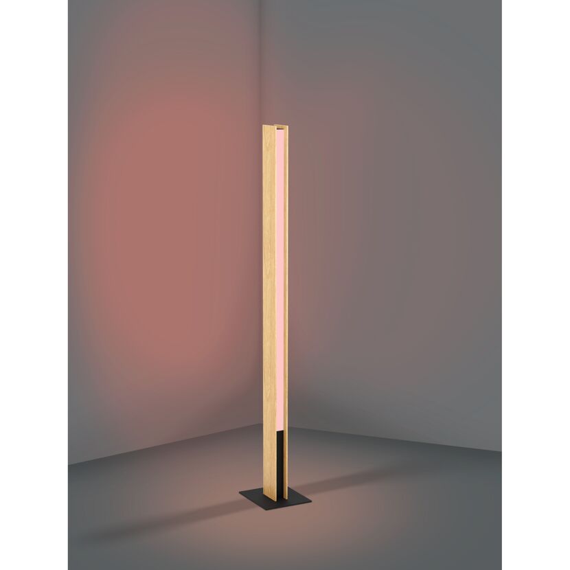 LED-Stehleuchte 'Anchorena-Z' ZIG-RGB/CCT schwarz 5,5 x 150 cm