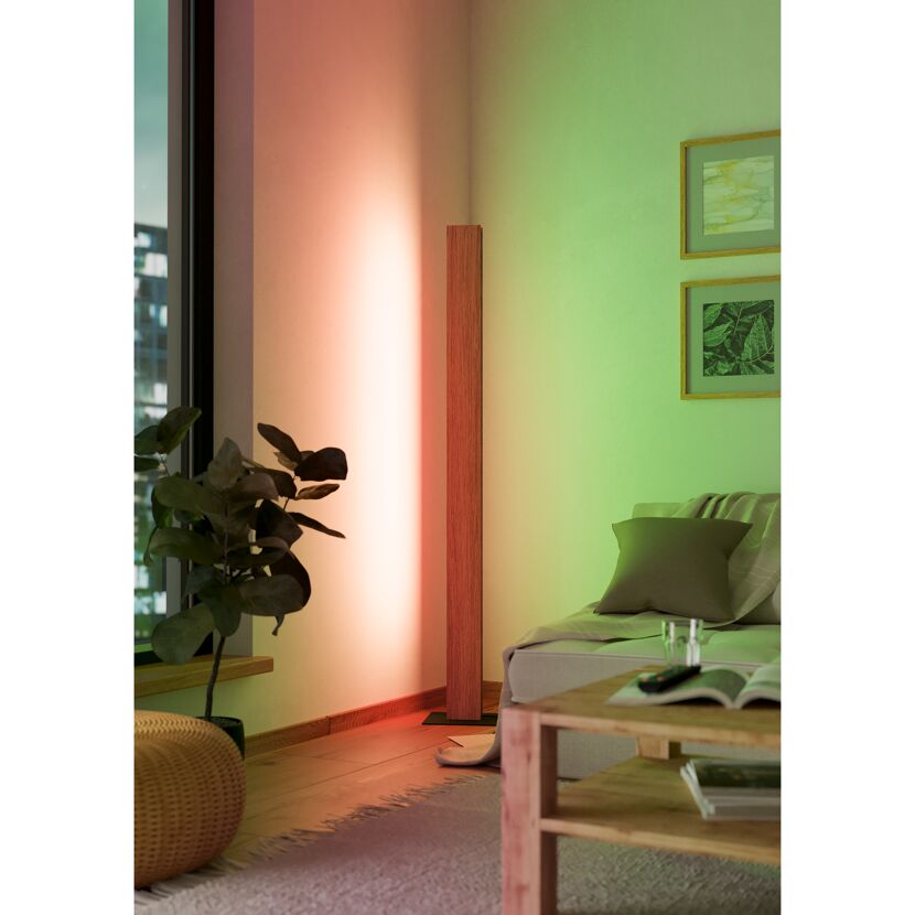 LED-Stehleuchte 'Anchorena-Z' ZIG-RGB/CCT schwarz 5,5 x 150 cm