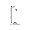 Stehlampe 'Barnstable' E27 158 cm