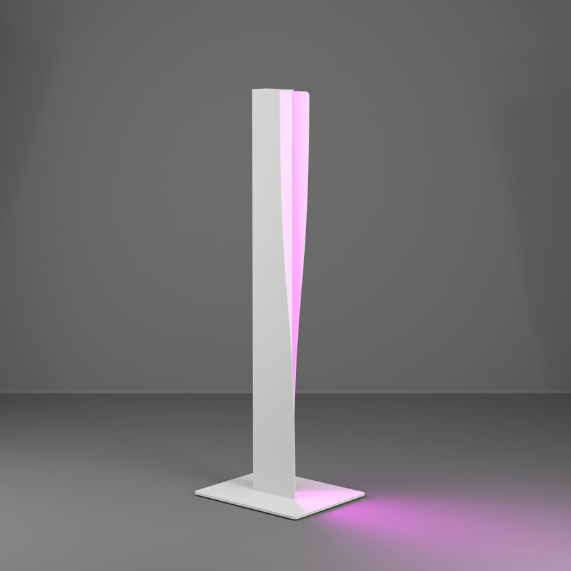 LED-Tischleuchte 'Bolognano-Z' RGB/CCT hellgrau 2,5 x 48 cm
