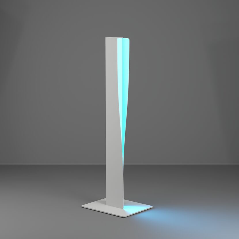 LED-Tischleuchte 'Bolognano-Z' RGB/CCT hellgrau 2,5 x 48 cm