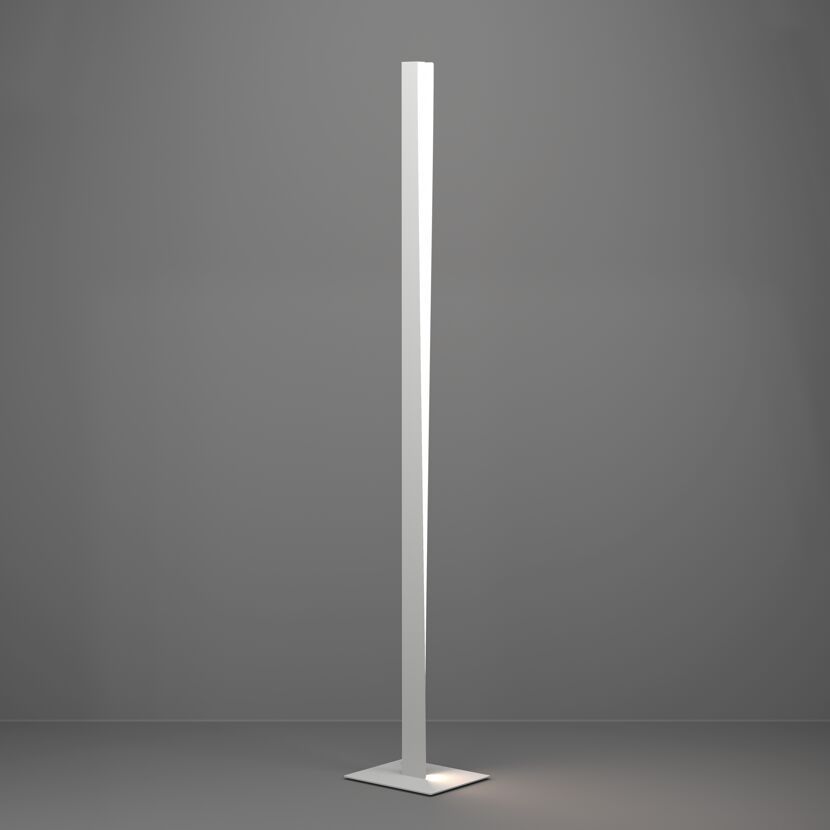 LED-Stehleuchte 'Bolognano-Z' RGB/CCT hellgrau 2,5 x 150 cm