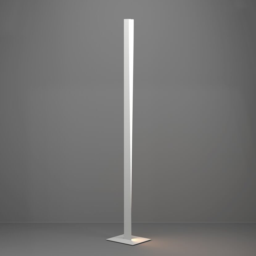 LED-Stehleuchte 'Bolognano-Z' RGB/CCT hellgrau 2,5 x 150 cm