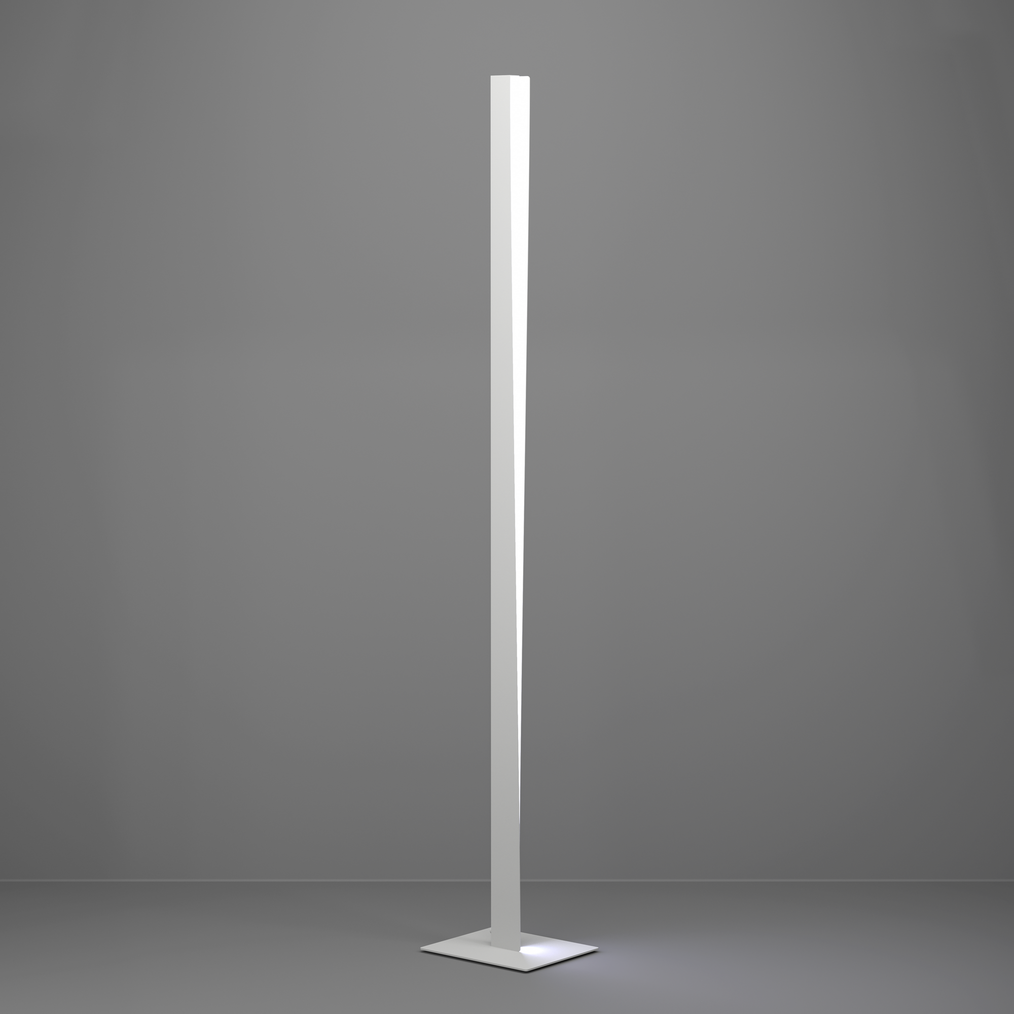 LED-Stehleuchte 'Bolognano-Z' RGB/CCT hellgrau 2,5 x 150 cm
