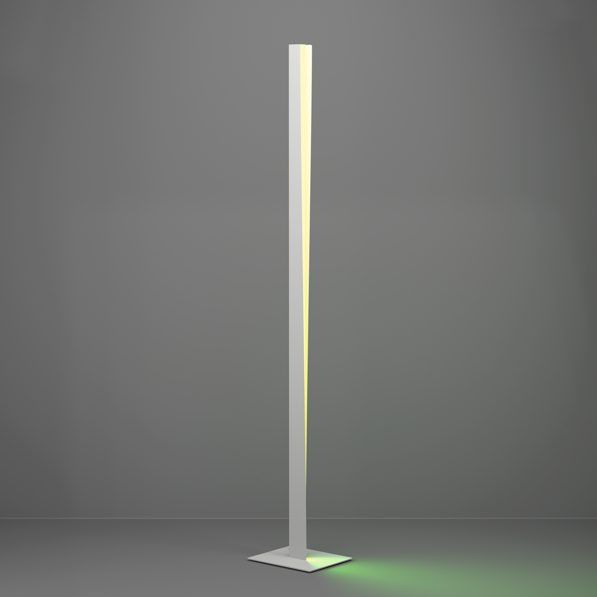 LED-Stehleuchte 'Bolognano-Z' RGB/CCT hellgrau 2,5 x 150 cm