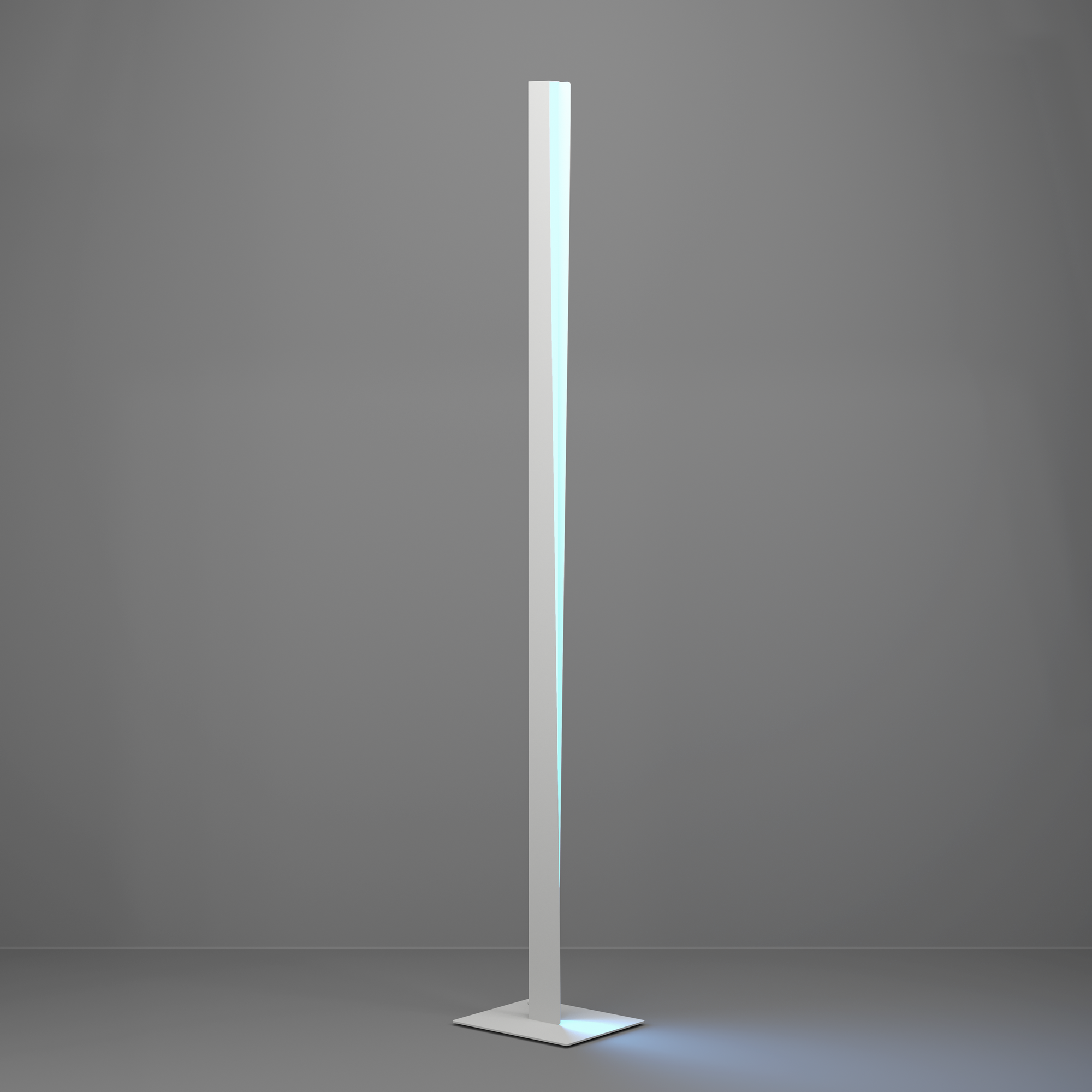 LED-Stehleuchte 'Bolognano-Z' RGB/CCT hellgrau 2,5 x 150 cm