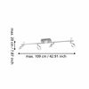 LED-Spot 'Cardillio 1' 6-flammig 19,4 W 2560 lm warmweiß 8,5 x 19,5 cm