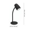 Tischlampe 'Carlo' E14 8,5 x 46 cm