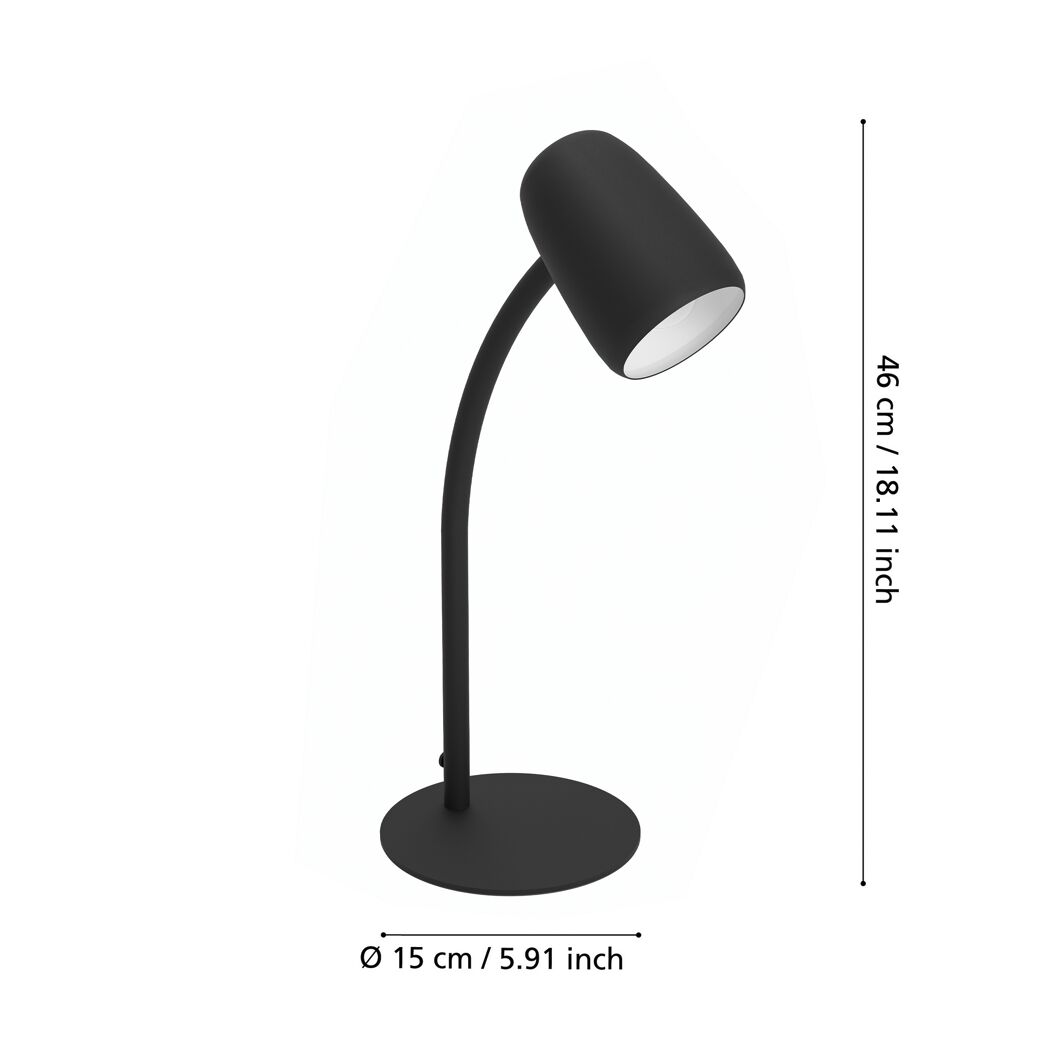 Tischlampe 'Carlo' E14 8,5 x 46 cm