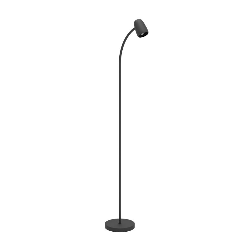 Stehleuchte 'Carlo' E14 schwarz Ø 8,5 x 170 cm