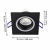 LED-Einbauleuchte 'Carosso-Z' dimmbar 4,7 W 345 lm warmweiß bis kaltweiß RGB 9,3 x 9,3 cm