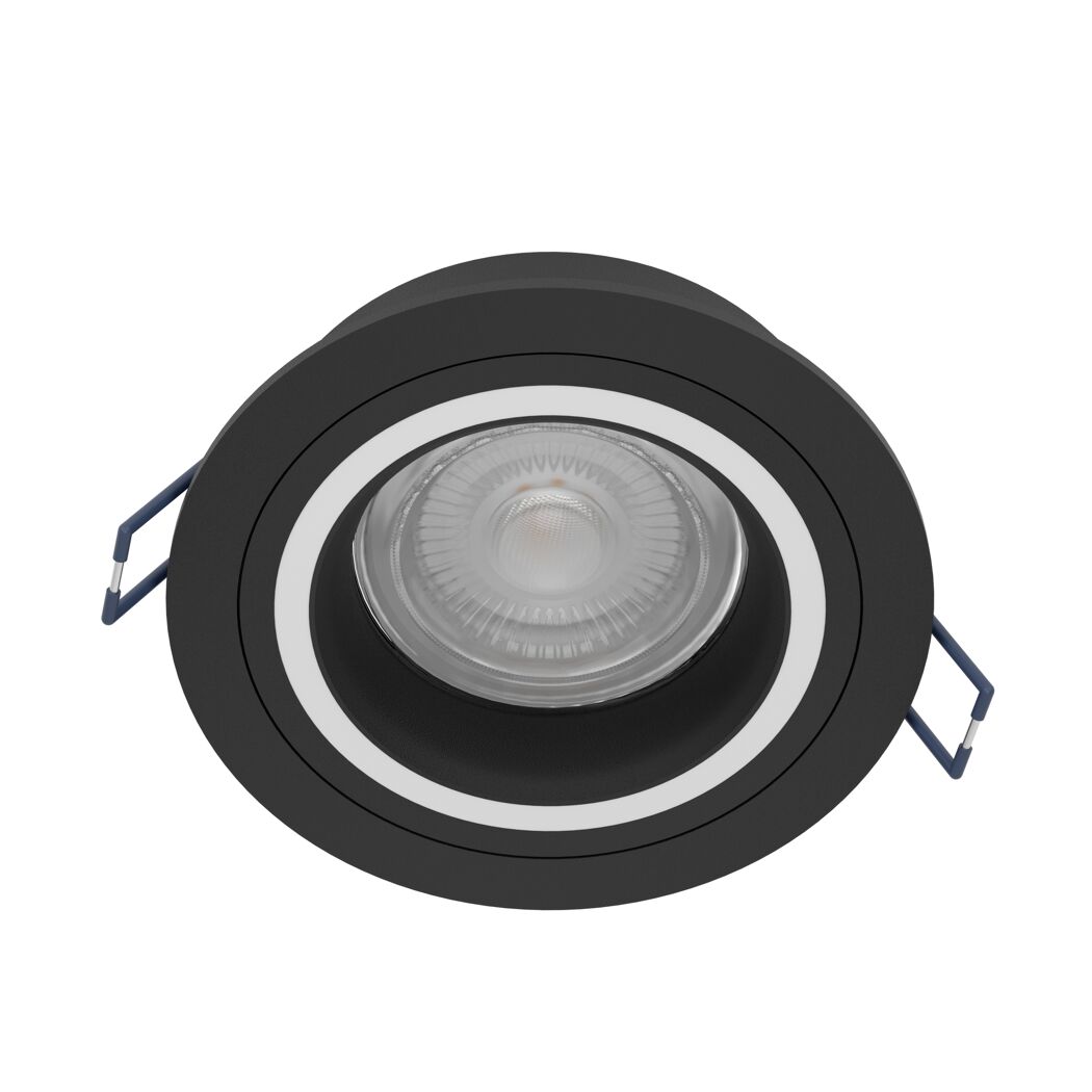 LED-Einbauleuchte 'Carosso-Z' dimmbar 4,7 W 345 lm warmweiß bis kaltweiß RGB Ø 9,3 cm
