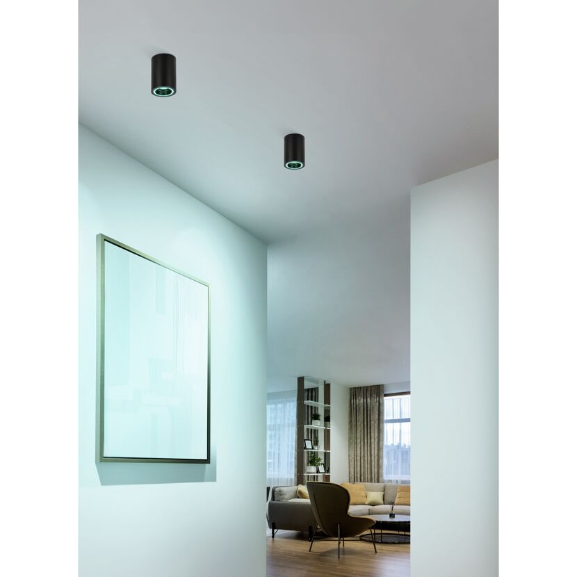 LED-Deckenleuchte 'Carosso-Z' 4,9 W RGB Ø 8 cm