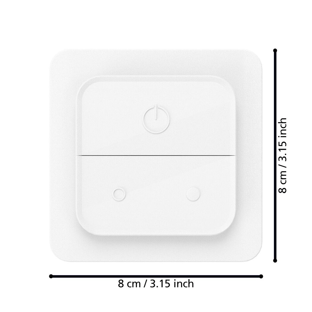 Wandschalter 'Smart Switch connect.Z' für Leuchten und Leuchtmittel weiß