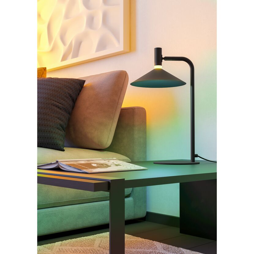 LED-Tischleuchte 'Conomavilla-Z' RGB/CCT schwarz 22 x 45 cm