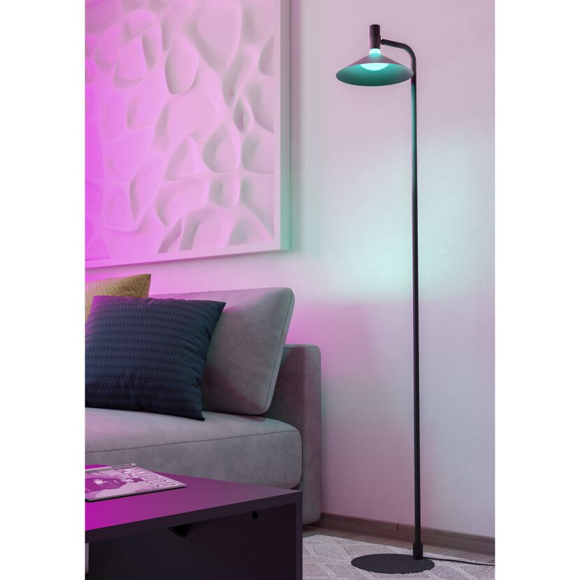 LED-Stehleuchte 'Conomavilla-Z' RGB/CCT schwarz 22 x 151 cm
