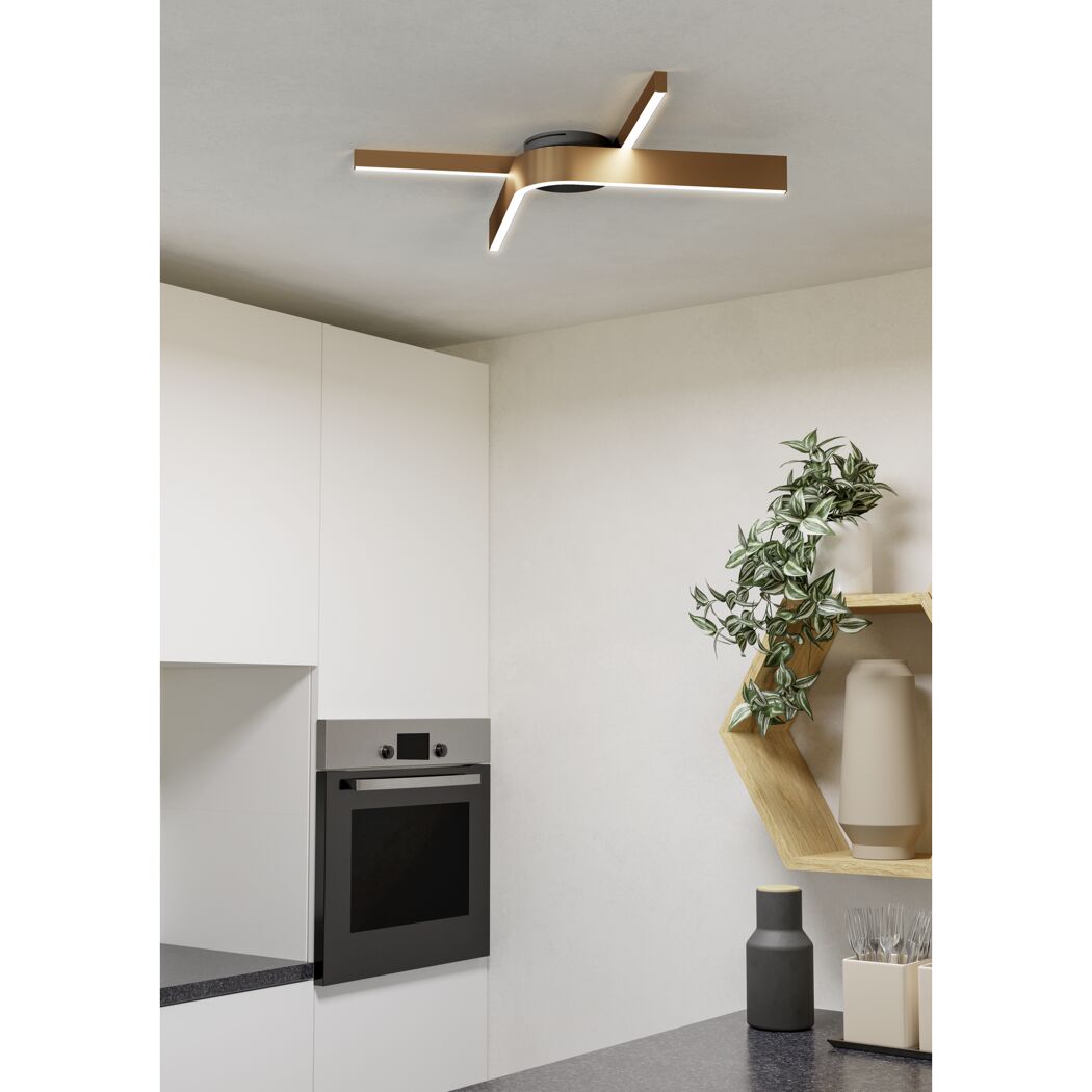 LED-Deckenleuchte 'Folcino-Z' 36 W 3720 lm RGB warmweiß bis kaltweiß 40 x 14 cm
