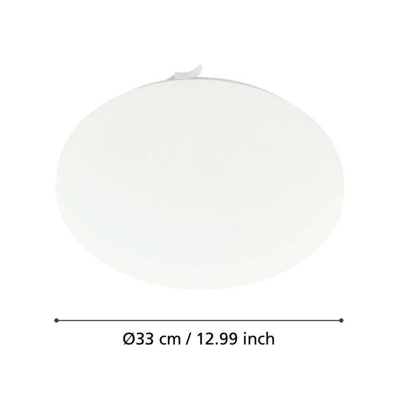 LED-Deckenleuchte 'Frania' 14,6 W 1600 lm warmweiß Ø 33 cm