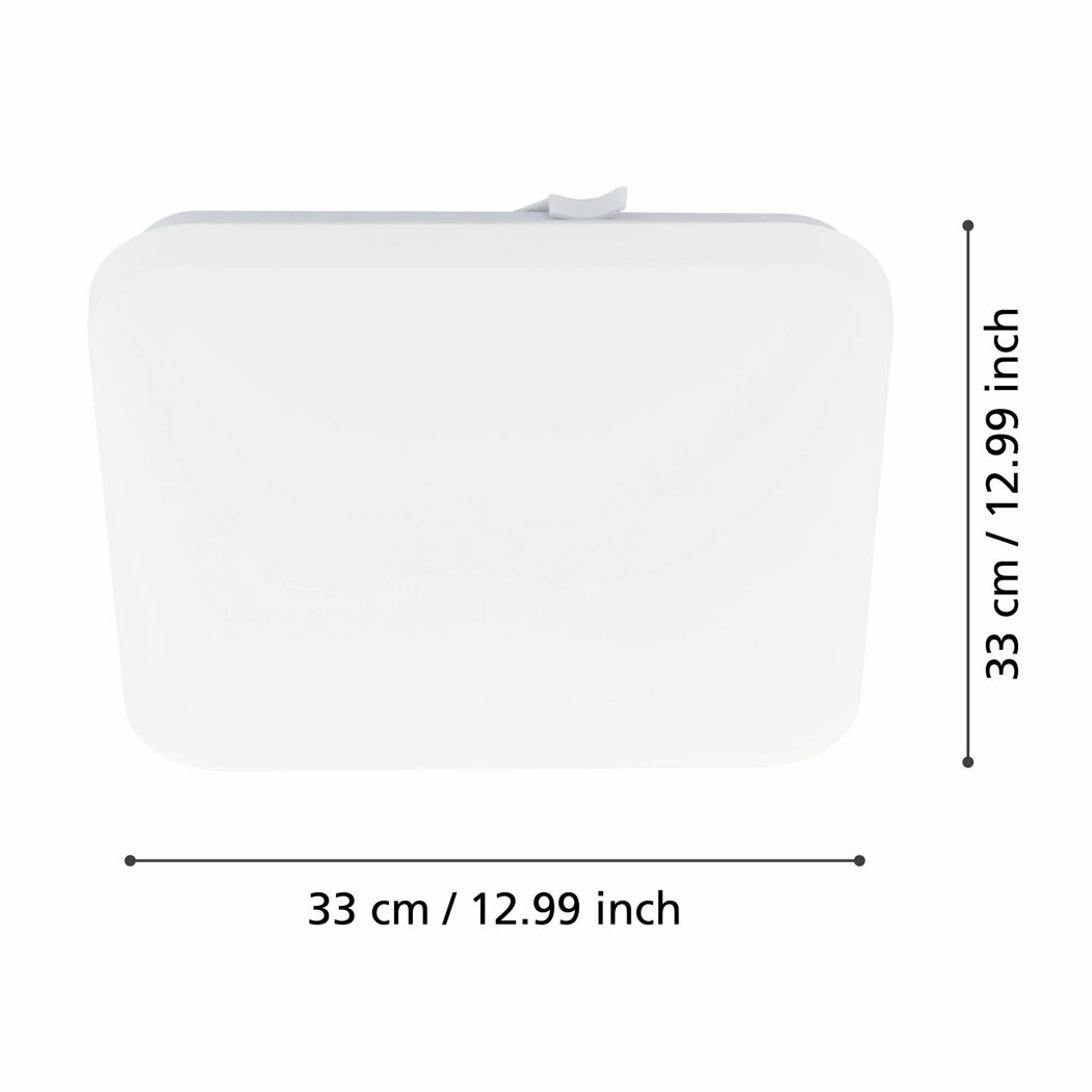 LED-Deckenleuchte 'Frania' 14,6 W 1600 lm warmweiß 33 x 7 cm