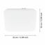 LED-Deckenleuchte 'Frania' 14,6 W 1600 lm warmweiß 33 x 7 cm