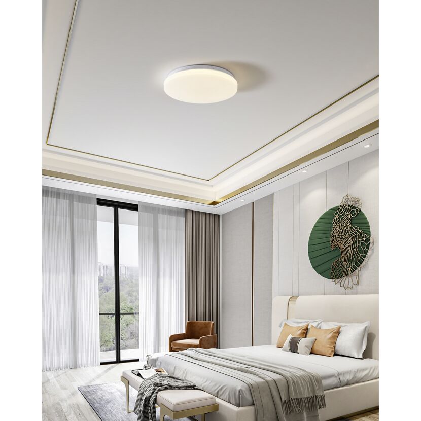 LED-Deckenleuchte 'Frania-Z' 15 W lm RGB warmweiß bis kaltweiß, RGB Ø 31 cm