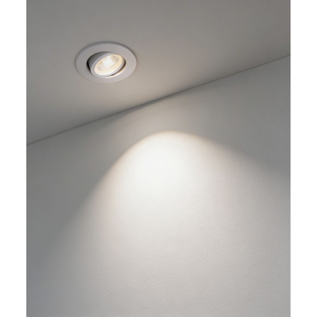 LED-Einbauleuchte 'Fueva 6-Z' dimmbar 2,8 W 1020 lm warmweiß bis kaltweiß RGB Ø 8,8 cm 3 Stück
