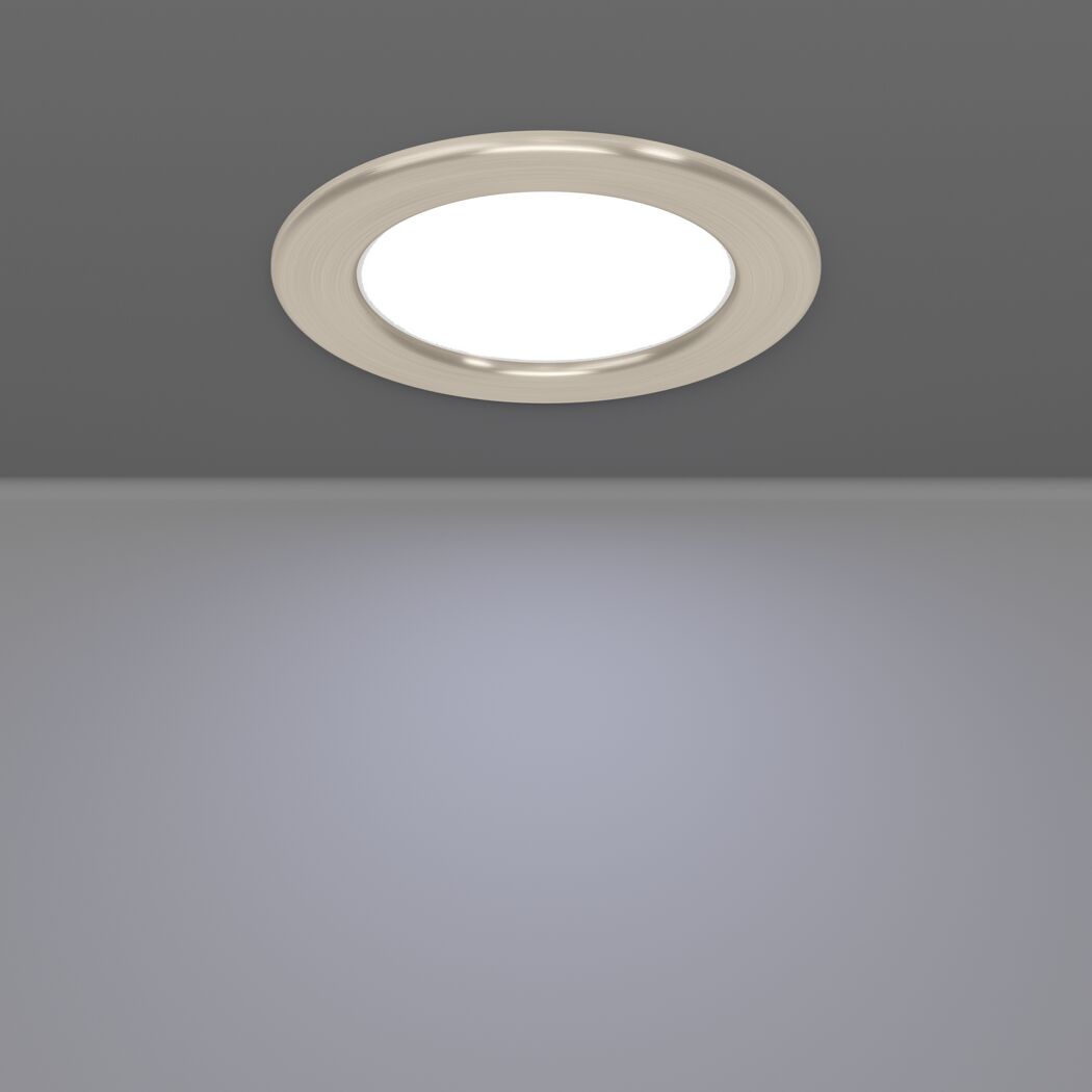 LED-Einbauleuchte 'Fueva 6-Z' dimmbar 5 W 620 lm warmweiß bis kaltweiß RGB Ø 12 cm
