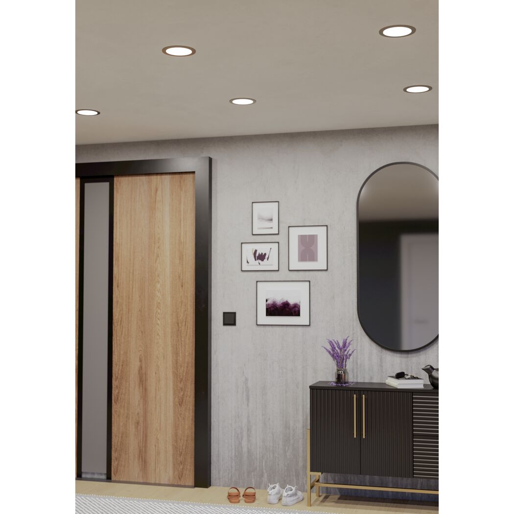 LED-Einbauleuchte 'Fueva 6-Z' dimmbar 9,5 W 1150 lm warmweiß bis kaltweiß RGB Ø 16,8 cm