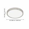 LED-Deckenleuchte 'Fueva 6-Z' 14,3 W 1800 lm RGB warmweiß bis kaltweiß Ø 27,8 cm
