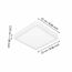 LED-Deckenleuchte 'Fueva 6-Z' 10,5 W 1600 lm RGB warmweiß bis kaltweiß 22 x 2,5 cm