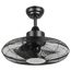 LED-Deckenventilator 'Igeldo' 15 W1800 lm warmweiß-tageslichtweiß Ø 50 cm