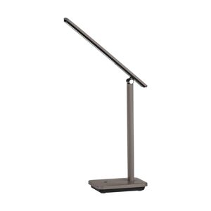 Akku-LED-Tischleuchte 'Iniesta' CCT cappuccino/schwarz 35 cm