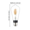 LED-Leuchtmittel 'connect.z' dimmbar E27 7,5 W 806 lm warmweiß