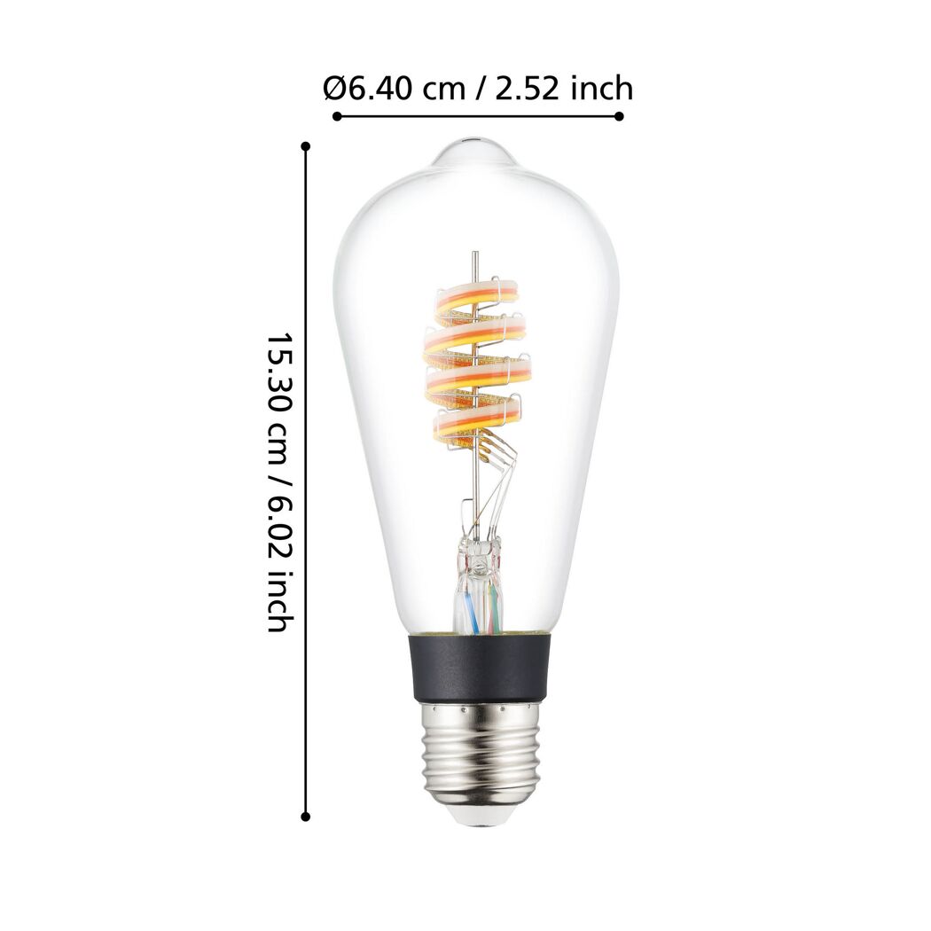 LED-Leuchtmittel 'connect.z' dimmbar E27 7,5 W 806 lm warmweiß