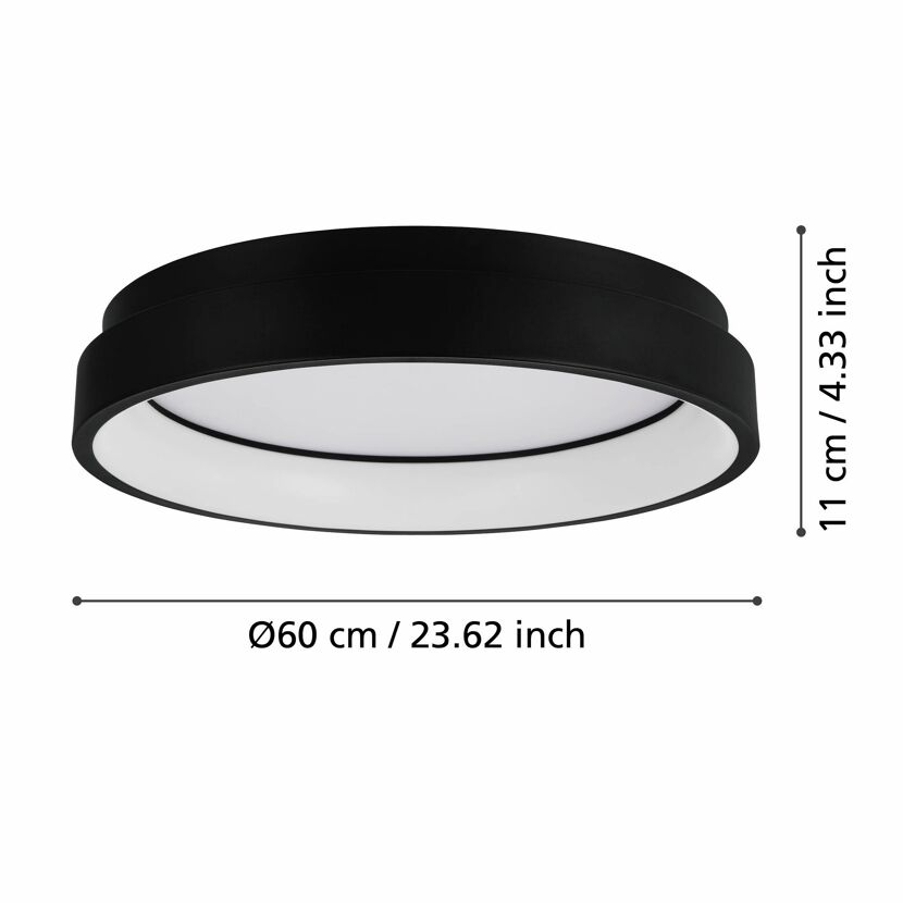 LED-Deckenleuchte 'Marghera-Z' 26 W 3120 lm RGB warmweiß bis kaltweiß Ø 60 cm