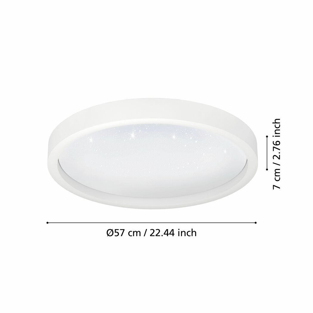 LED-Deckenleuchte 'Montemorelos-Z' 34,5 W 4100 lm RGB warmweiß bis kaltweiß Ø 57 cm