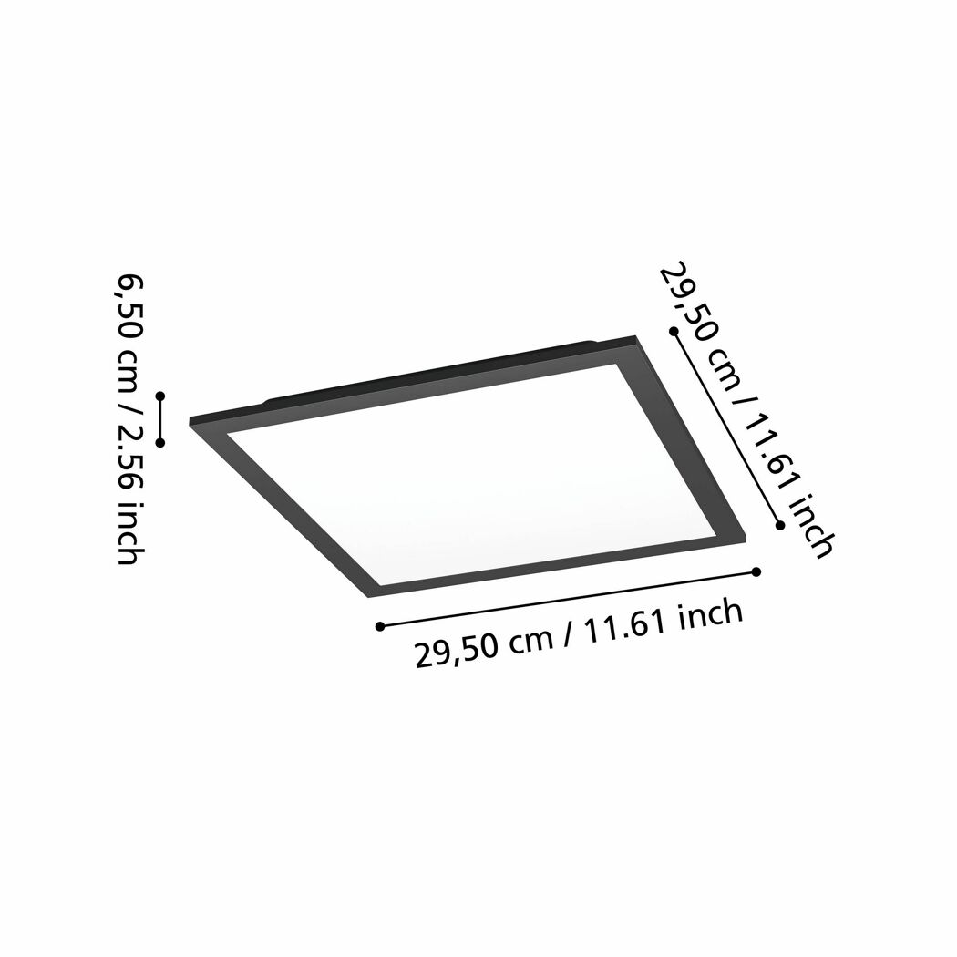 LED-Deckenleuchte 'Moradillo-Z' 14 W 1700 lm RGB warmweiß bis kaltweiß 29,5 x 6,1 cm